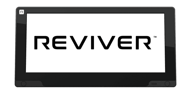 RPlate in light display mode showing the Reviver logo