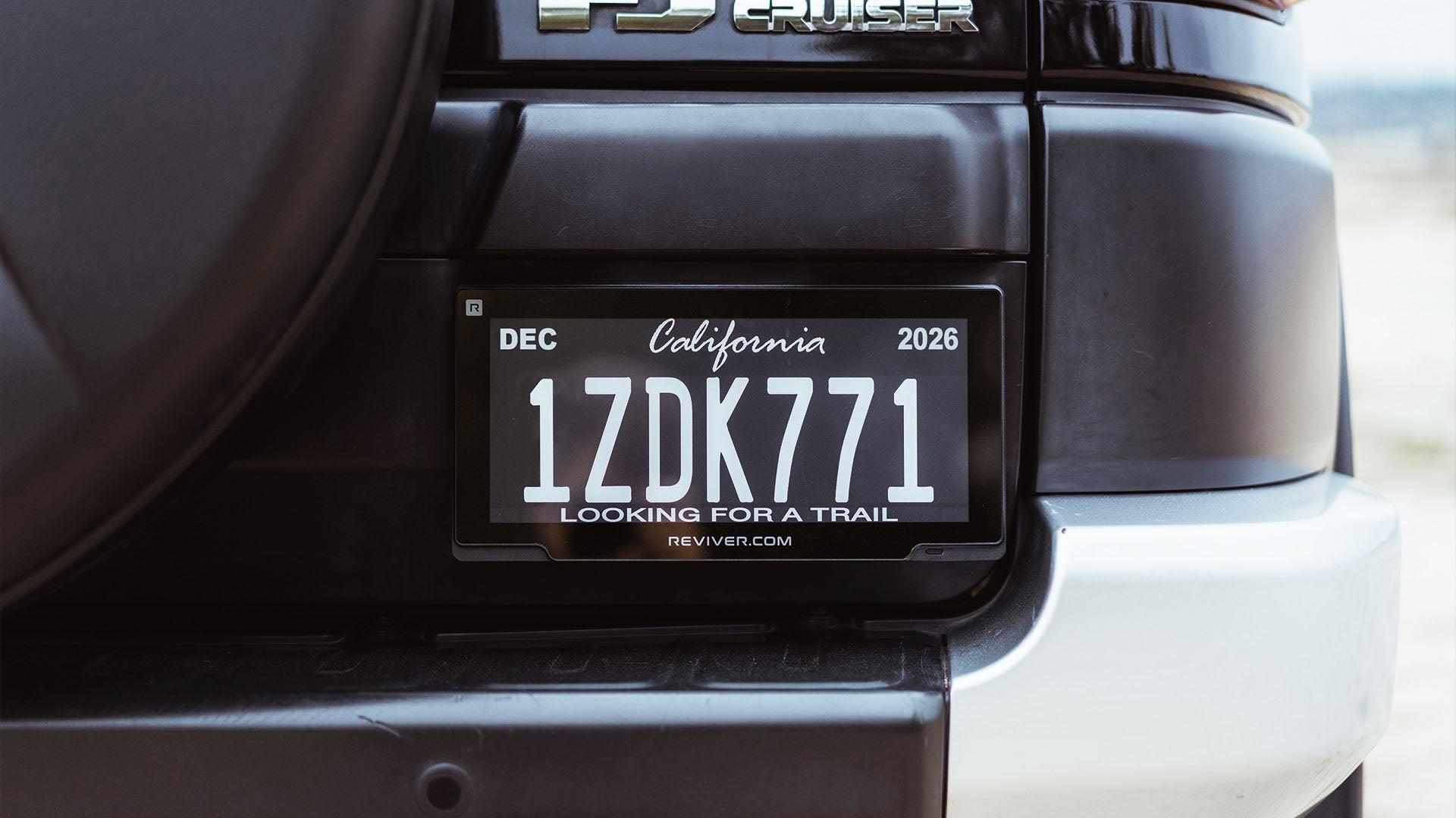 Toyota 4Runner with a Reviver RPlate on the rear