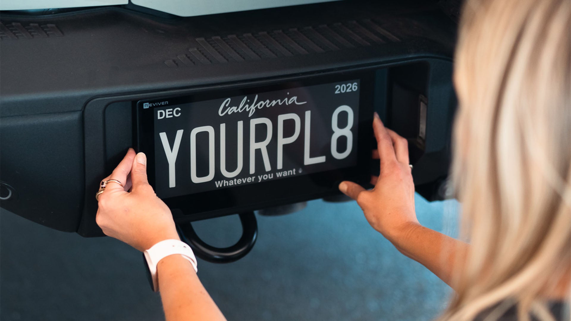 Installing a Reviver RPlate on a vehicle with a California registration